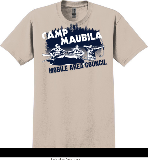MOBILE AREA COUNCIL MAUBILA CAMP T-shirt Design 
