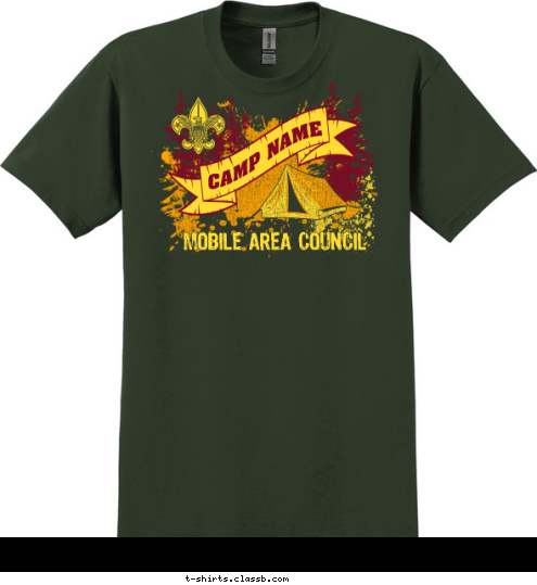 MOBILE AREA COUNCIL T-shirt Design 