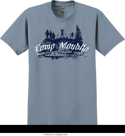 SUMMER CAMP 2015 MOBILE AREA COUNCIL Camp Maubila T-shirt Design 
