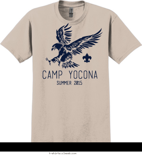 SUMMER 2015 CAMP YOCONA T-shirt Design 