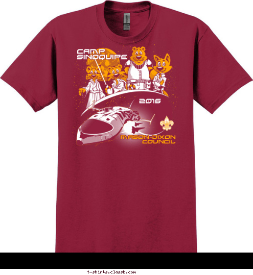 ANYTOWN, USA 2016 MASON-DIXON
COUNCIL CAMP
SINOQUIPE T-shirt Design 