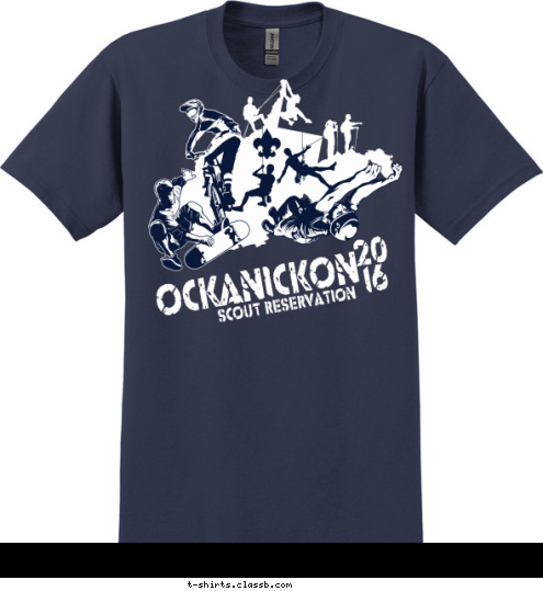 SCOUT RESERVATION 20
16 OCKANICKON T-shirt Design 
