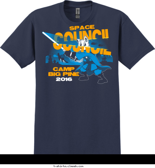 SPACE CAMP
BIG PINE 2016 T-shirt Design 
