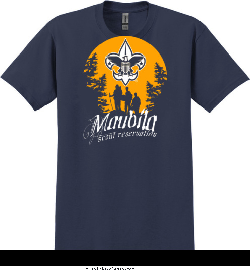 scout reservation Maubila T-shirt Design 