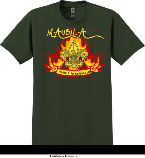 2016 MAUBILA SCOUT RESERVATION T-shirt Design 