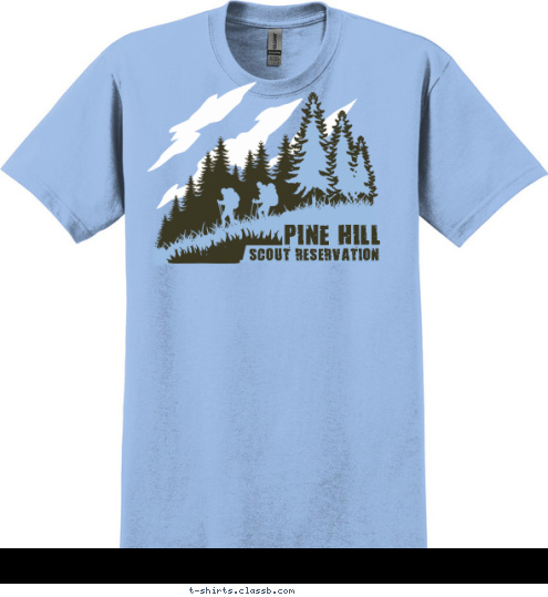 SCOUT RESERVATION PINE HILL T-shirt Design 
