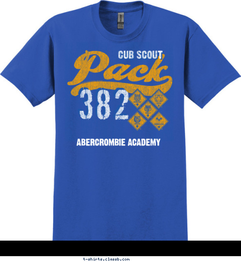 ABERCROMBIE ACADEMY ABERCROMBIE ACADEMY 382 CUB SCOUT T-shirt Design 