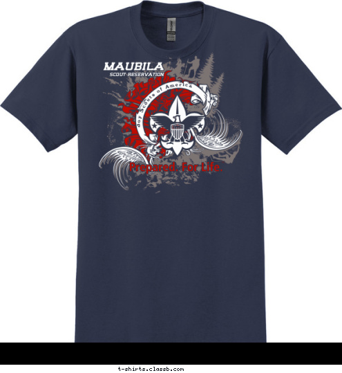MAUBILA SCOUT RESERVATION Boy Scouts of America T-shirt Design 