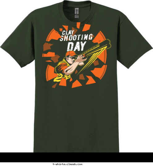 Red Ridge Council CLAY SHOOTING DAY T-shirt Design 