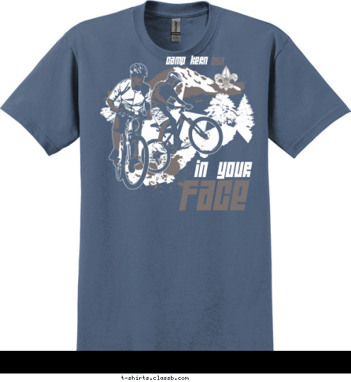 boy scouts of america BSA BSA CAMP KERN FACE IN YOUR T-shirt Design 