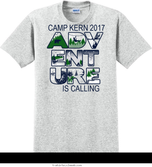 IS CALLING CAMP KERN 2017 T-shirt Design 