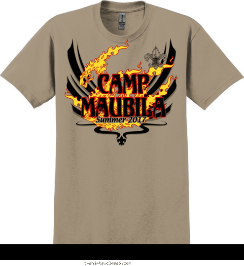 Boy Scout Summer 2017 Camp
Maubila T-shirt Design 