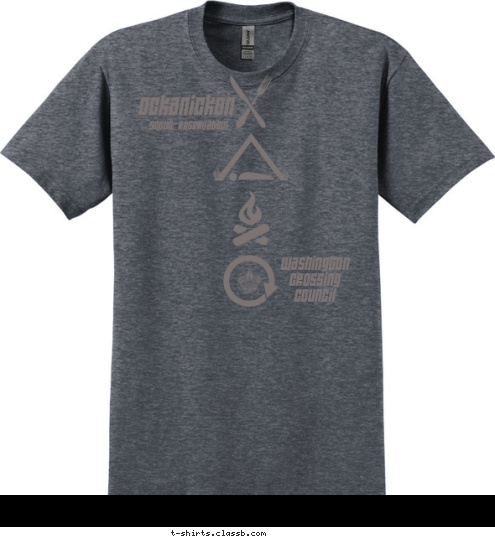 WASHINGTON
CROSSING
COUNCIL SCOUT RESERVATION OCKANICKON T-shirt Design 