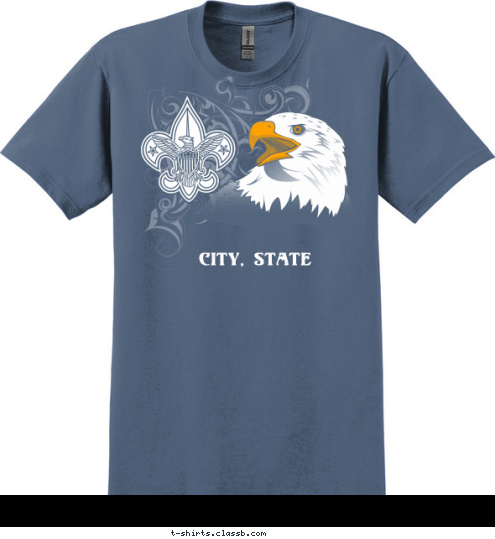 CITY, STATE
 T-shirt Design 