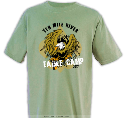 EAGLE CAMP 2017 TEN MILE RIVER T-shirt Design 
