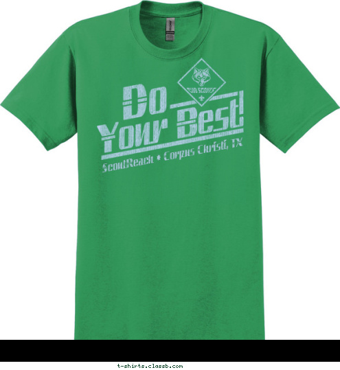 ScoutReach * Corpus Christi, TX T-shirt Design 