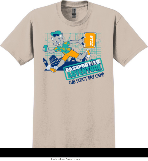 2018 CUB SCOUT DAY CAMP T-shirt Design 