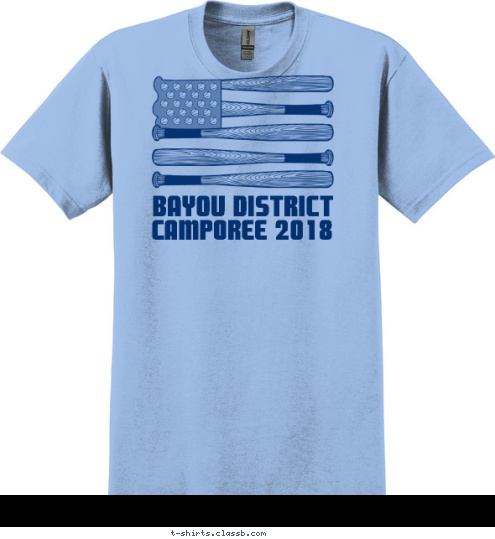 CAMPOREE 2018 BAYOU DISTRICT T-shirt Design 