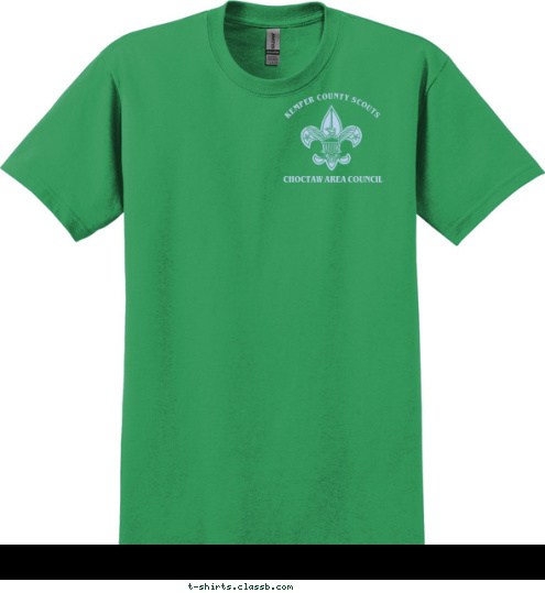 CHOCTAW AREA COUNCIL KEMPER COUNTY SCOUTS  Boy Scouts of America Prepared. For Life. T-shirt Design 