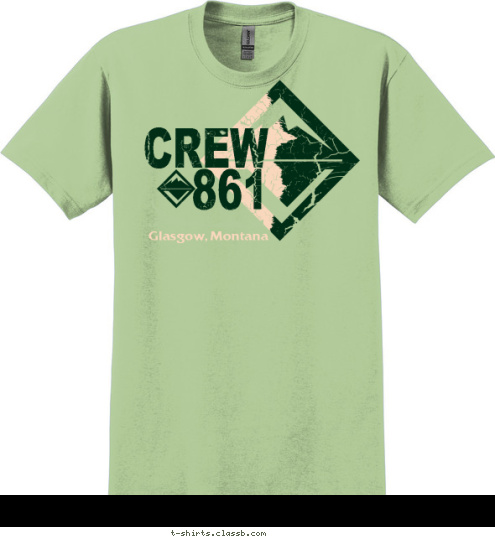 Glasgow, Montana CREW
861 T-shirt Design 