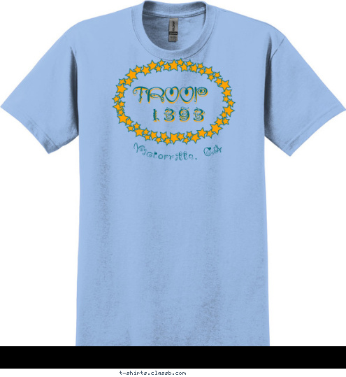 New Text Victorville, CA 1393 TROOP T-shirt Design Troop 1393 TShirt