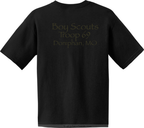 Boy Scouts Troop 69 Doniphan, MO T-shirt Design 