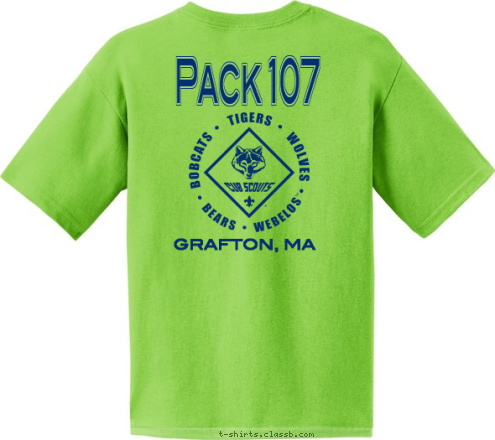 Custom T-shirt Design CUB SCOUT T 2010