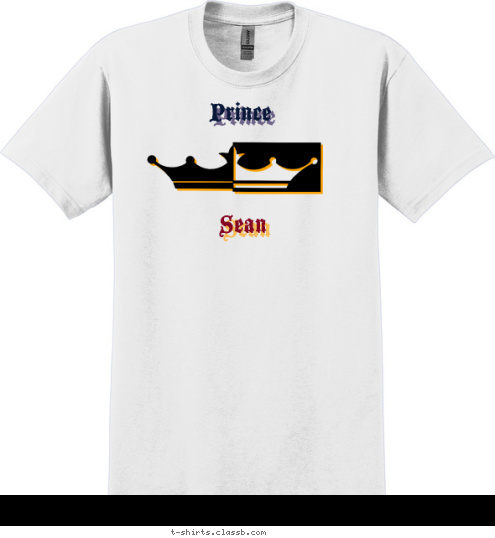 Sean Prince T-shirt Design Prince Sean