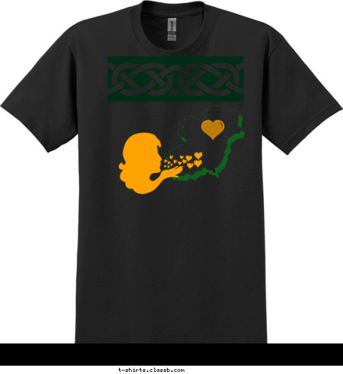dark T-shirt Design Kiss Me, I'm Irish