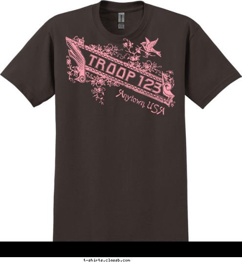TROOP 123 Anytown, USA T-shirt Design SP2233
