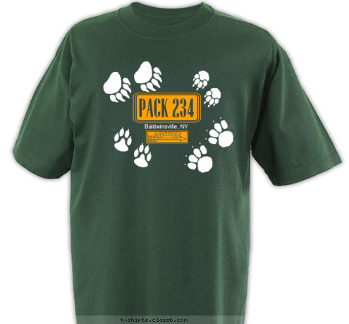 PACK 234 Baldwinsville, NY T-shirt Design 