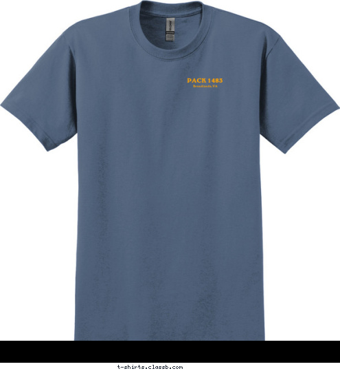 PACK 1483 Broadlands, VA CUB SCOUTS T-shirt Design 