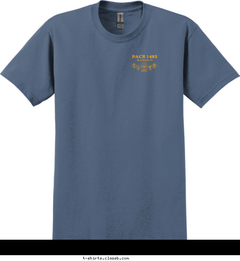 PACK 1483 Broadlands, VA CUB SCOUTS T-shirt Design 