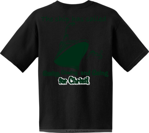 Hebrews 6:19 Lord Anchored in the Y
P
D for Christ! for Christ! for Christ! for Christ! and Going Growing,  East Conference Glowing The ship has sailed for Christ! T-shirt Design East Conference YPD