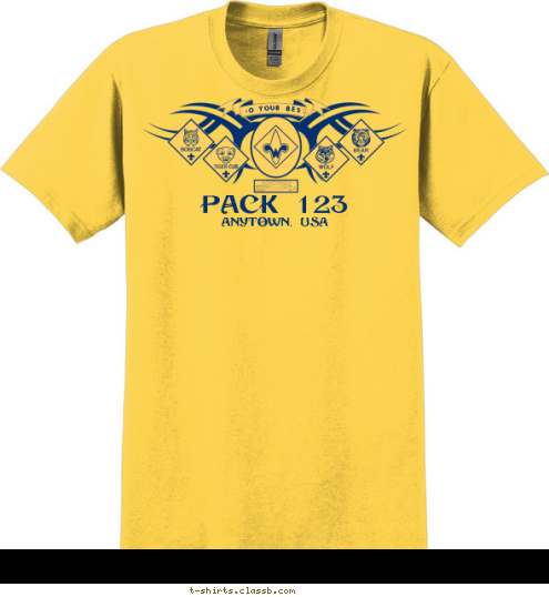 DO YOUR BEST ANYTOWN, USA PACK 123 T-shirt Design 