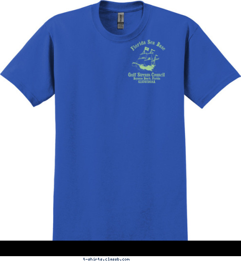 New Text Spring Break 2014
March 16th - 23rd Flying Dutchman Patrol Boynton Beach, Florida
SLSU031614A Gulf Stream Council Florida Sea Base T-shirt Design 