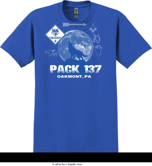 PACK 137 OAKMONT, PA T-shirt Design 