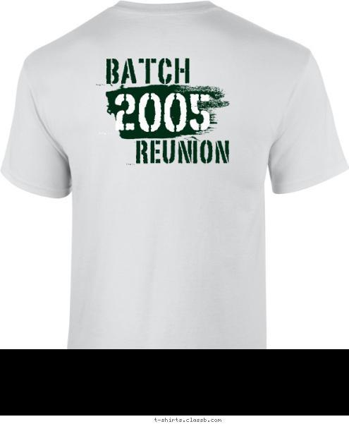 batch reunion tshirt design