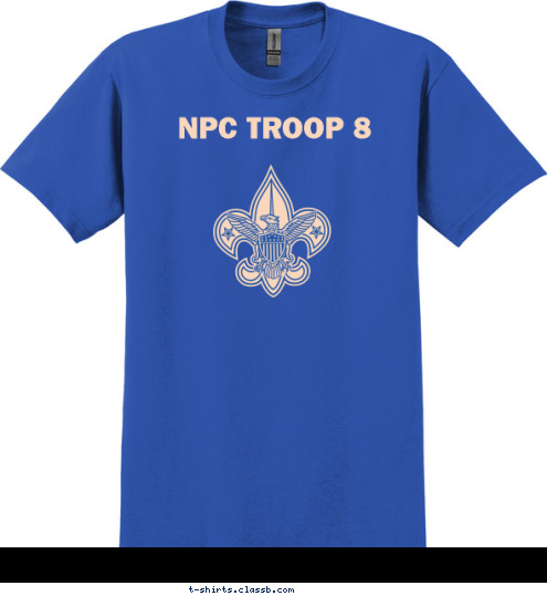 NPC TROOP 8 T-shirt Design 
