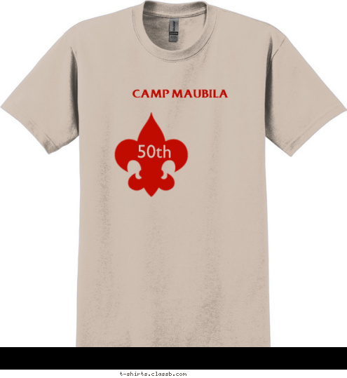 50th CAMP MAUBILA T-shirt Design 