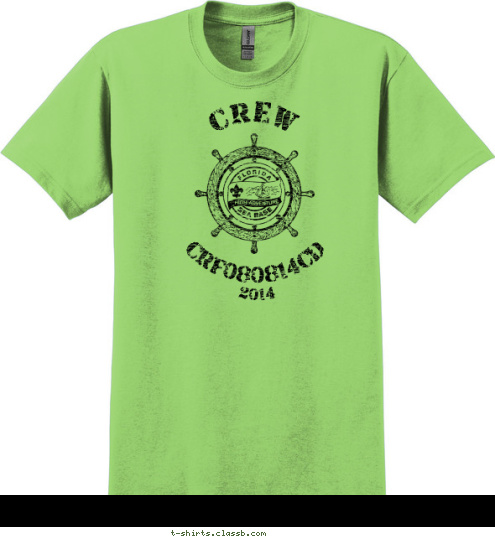 CREW 2014 CREW CRF080814CD T-shirt Design 