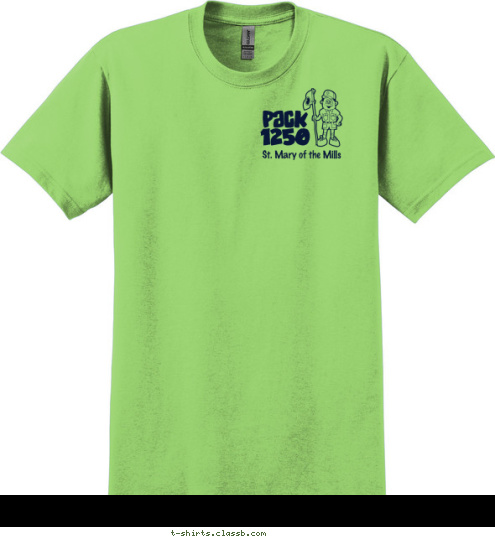 New Text Camp Ware 2014 LAUREL, MD St. Mary of the Mills Pack
1250 CUB SCOUT PACK 1250 T-shirt Design 