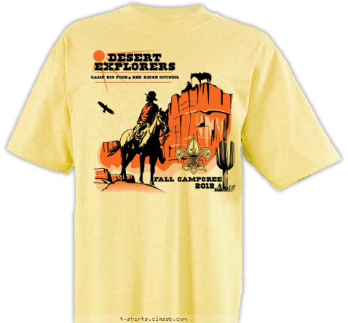 2012

 FALL CAMPOREE

 CAMP BIG PINE   RED RIDGE COUNCIL DESERT
EXPLORERS T-shirt Design 