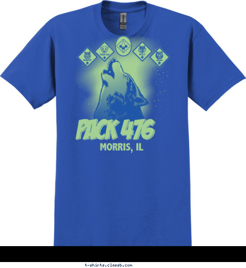 MORRIS, IL PACK 476 T-shirt Design 