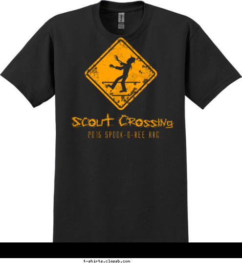 2015 SPOOK-O-REE RRC Scout Crossing T-shirt Design 