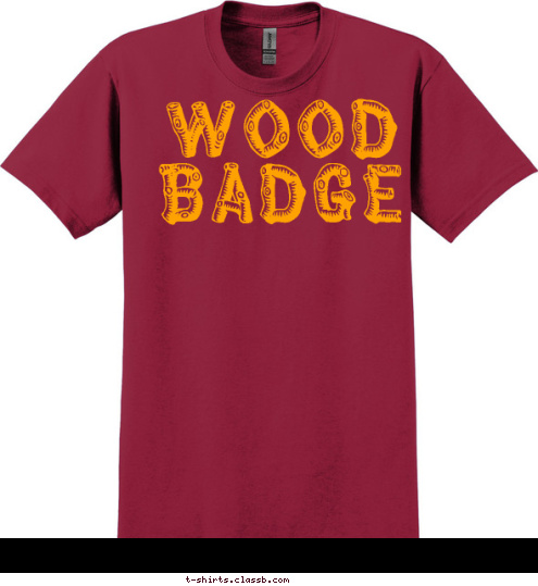 WOOD BADGE T-shirt Design 