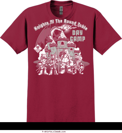 Anytown, USA 2015 DAY
CAMP Knights Of The Round Table T-shirt Design 