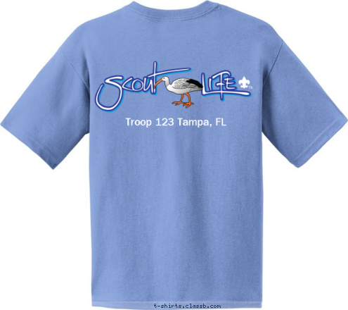 Your text here! Troop 123 Tampa, FL Troop 123 Tampa, FL T-shirt Design 