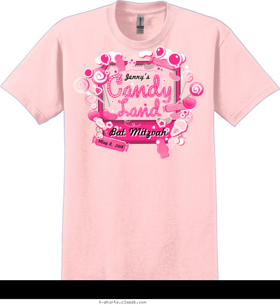 Candy Land Party T-shirt Design