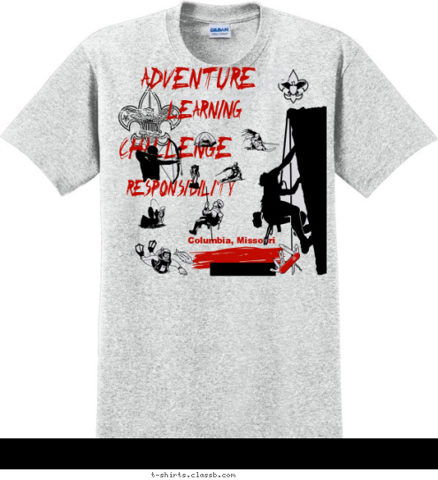 got a life? Troop 591
Westford, MA ADVENTURE LEARNING CHALLENGE RESPONSIBILITY Columbia, Missouri
 TROOP 707 T-shirt Design 